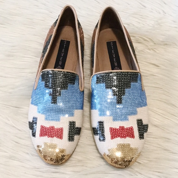 steve madden sequin flats